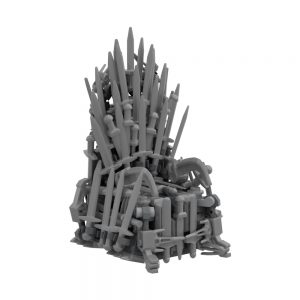 Mocbrickland Moc 34452 Iron Throne Game Of Thrones (3)