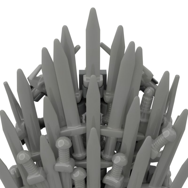 MOCBRICKLAND MOC-34452 Iron Throne - Game of Thrones