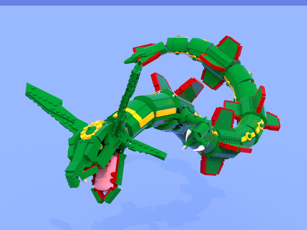 MOCBRICKLAND MOC-8009 Pokemon Rayquaz