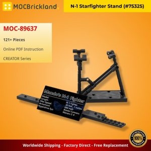 Mocbrickland Moc 89637 N 1 Starfighter Stand (#75325) (2)