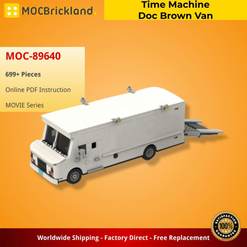 MOCBRICKLAND MOC-89640 Time Machine Doc Brown Van