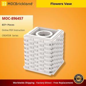 Mocbrickland Moc 896457 Flowers Vase (2)