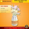 Mocbrickland Moc 896458 White And Yellow Vase Bonsai (2)