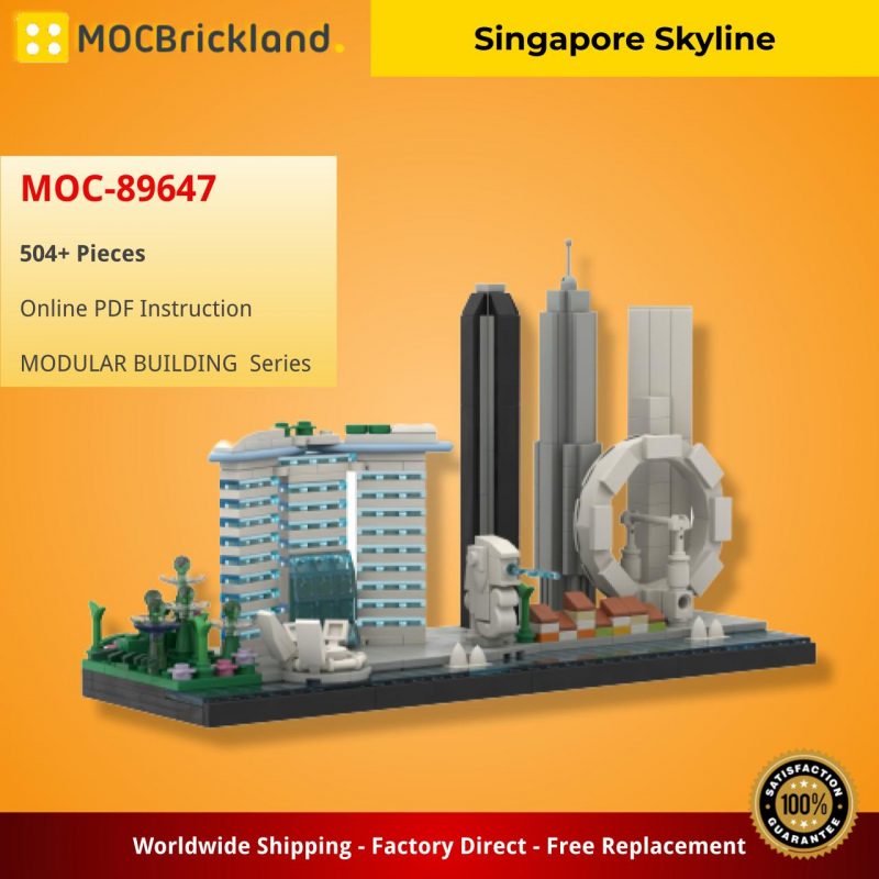 MOCBRICKLAND MOC-89647 Singapore Skyline