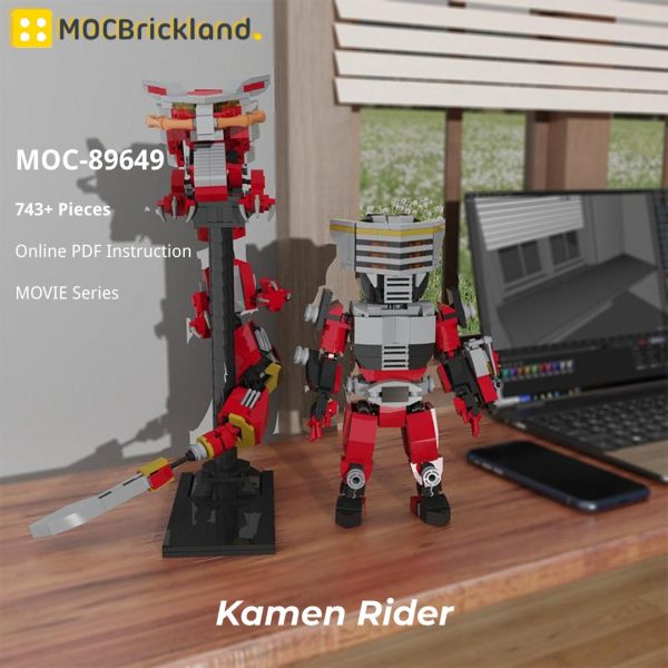 Mocbrickland Moc 89649 Kamen Rider