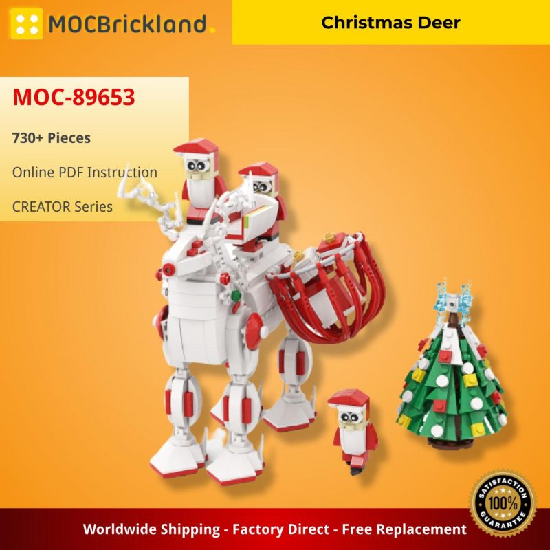 MOCBRICKLAND MOC-89653 Christmas Deer
