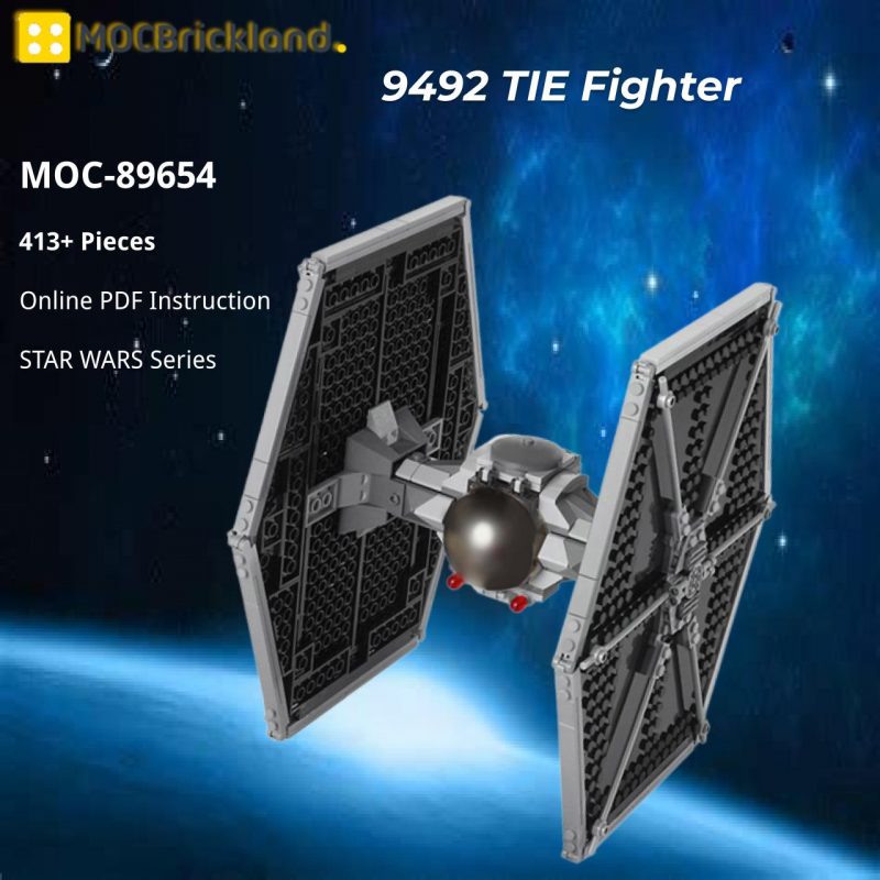 MOCBRICKLAND MOC-89654 9492 TIE Fighter
