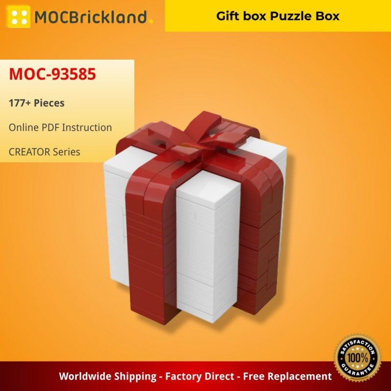 MOCBRICKLAND MOC-93585 Gift box Puzzle Box