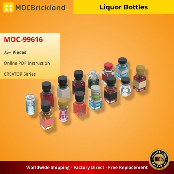 Mocbrickland Moc 99616 Liquor Bottles (2)