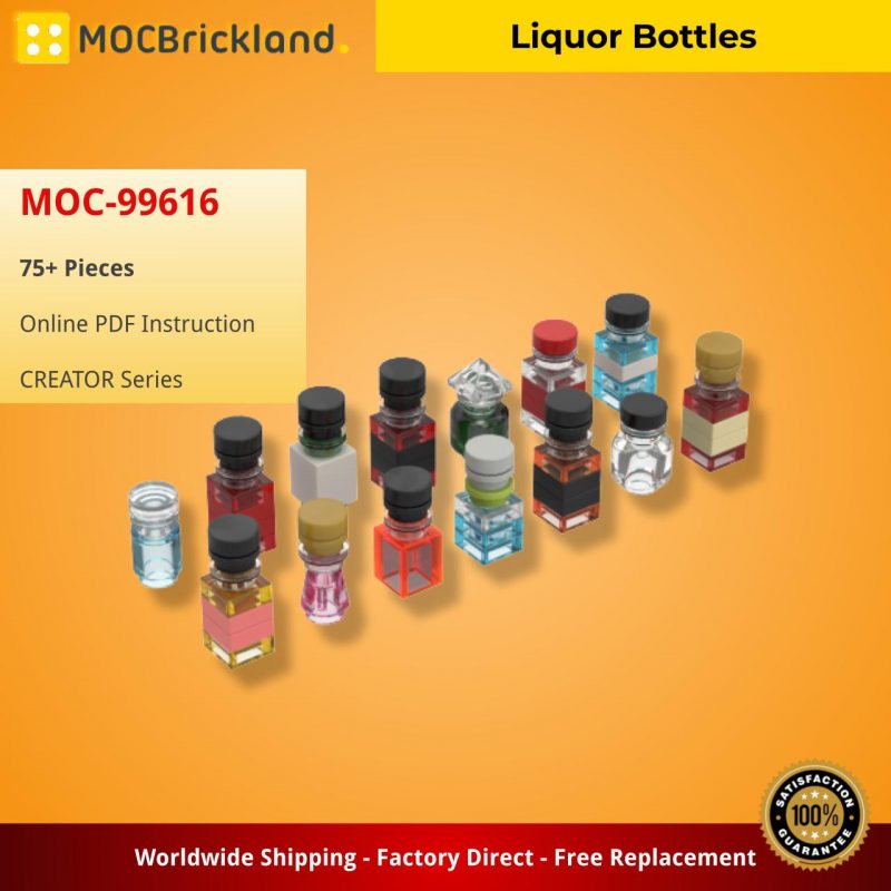 MOCBRICKLAND MOC-99616 Liquor Bottles