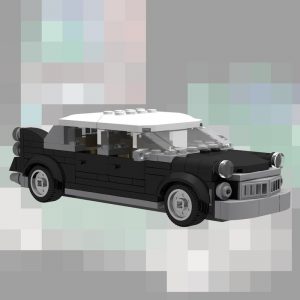 Mocbricland Moc 11239 10260 Black Car Mod (1)