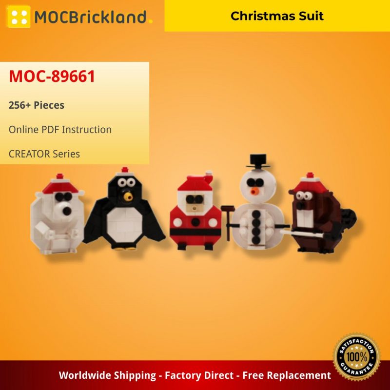 MOCBRICKLAND MOC-89661 Christmas Suit