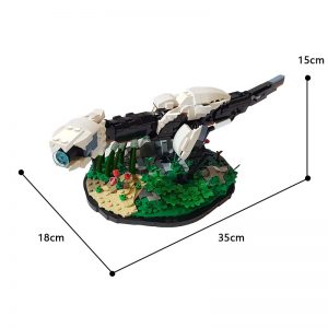 Mocbrickland Moc 109586 Watcher With Stand (6)