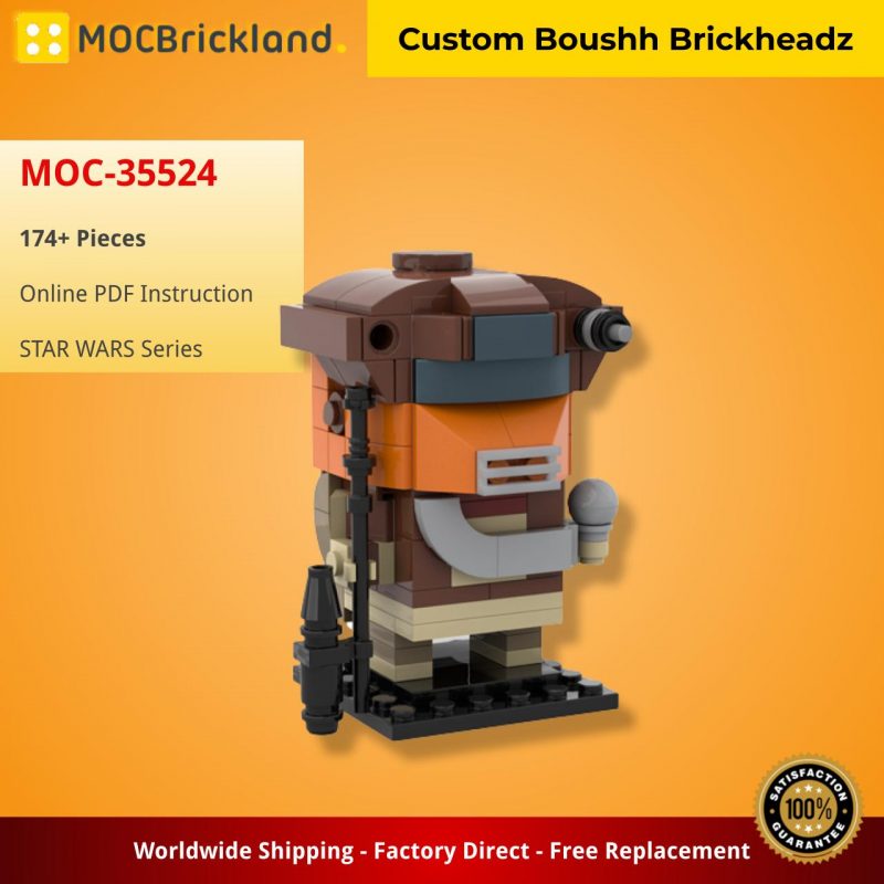 MOCBRICKLAND MOC-35524 Custom Boushh Brickheadz