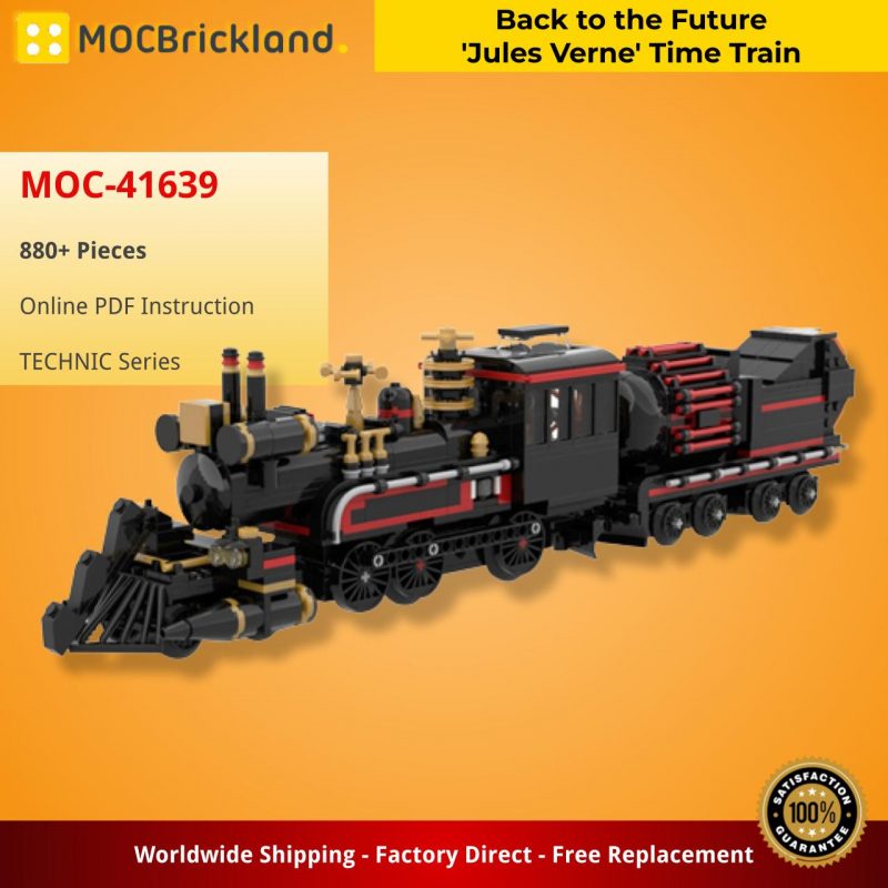 MOCBRICKLAND MOC-41639 Back to the Future 'Jules Verne' Time Train