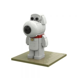 Mocbrickland Moc 57173 Brian From Family Guy (1)