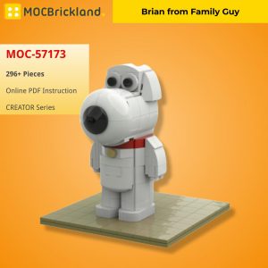 Mocbrickland Moc 57173 Brian From Family Guy (2)