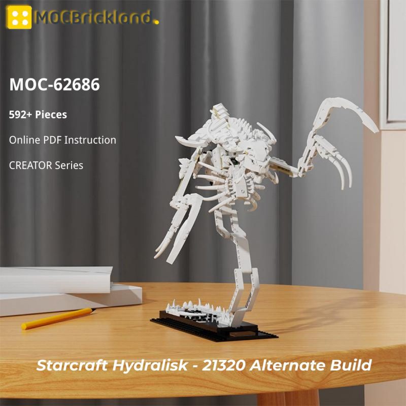 MOCBRICKLAND MOC-62686 Starcraft Hydralisk - 21320 Alternate Build