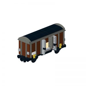 Mocbrickland Moc 8433 4 Wheel Box Wagon (2)
