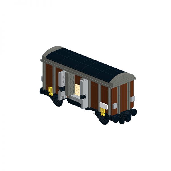 Mocbrickland Moc 8433 4 Wheel Box Wagon (3)