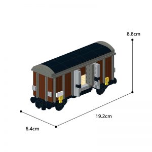 Mocbrickland Moc 8433 4 Wheel Box Wagon (4)