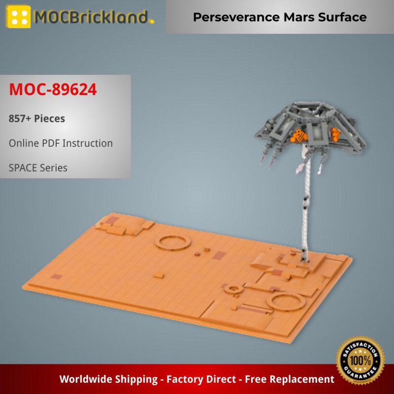 MOCBRICKLAND MOC-89624 Perseverance Mars Surface