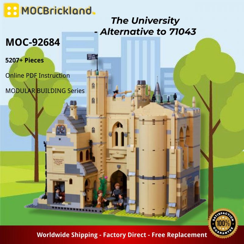 MOCBRICKLAND MOC-92684 The University - Alternative to 71043