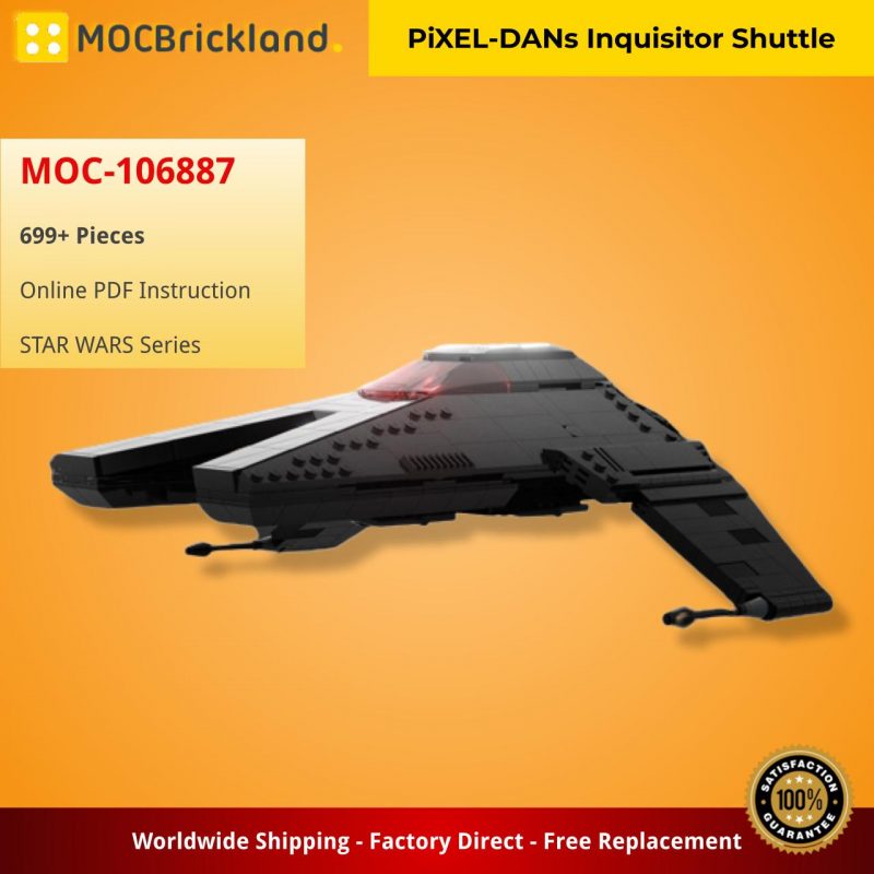 MOCBRICKLAND MOC-106887 PiXEL-DANs Inquisitor Shuttle