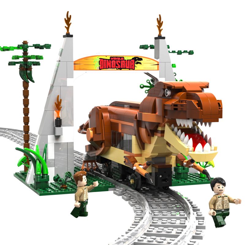 CaDa C59003 Jurassic TYrannosaurus Railcar Dinosaur Electric Train