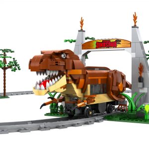 Cada C59003 Jurassic Tyrannosaurus Railcar Dinosaur Electric Train (5)