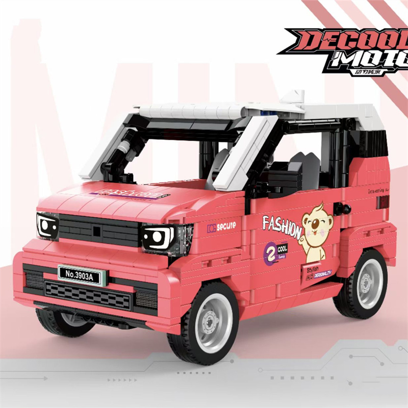 DECOOL 3903A Red Mini Remote Control Car