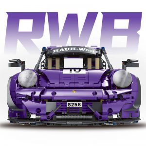 Feifan F10003 Purple Remote Control Rwb Sports Car (6)