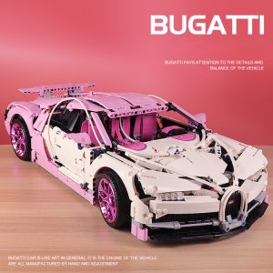 King 55665 Bugatti Pink Sports Car (1)