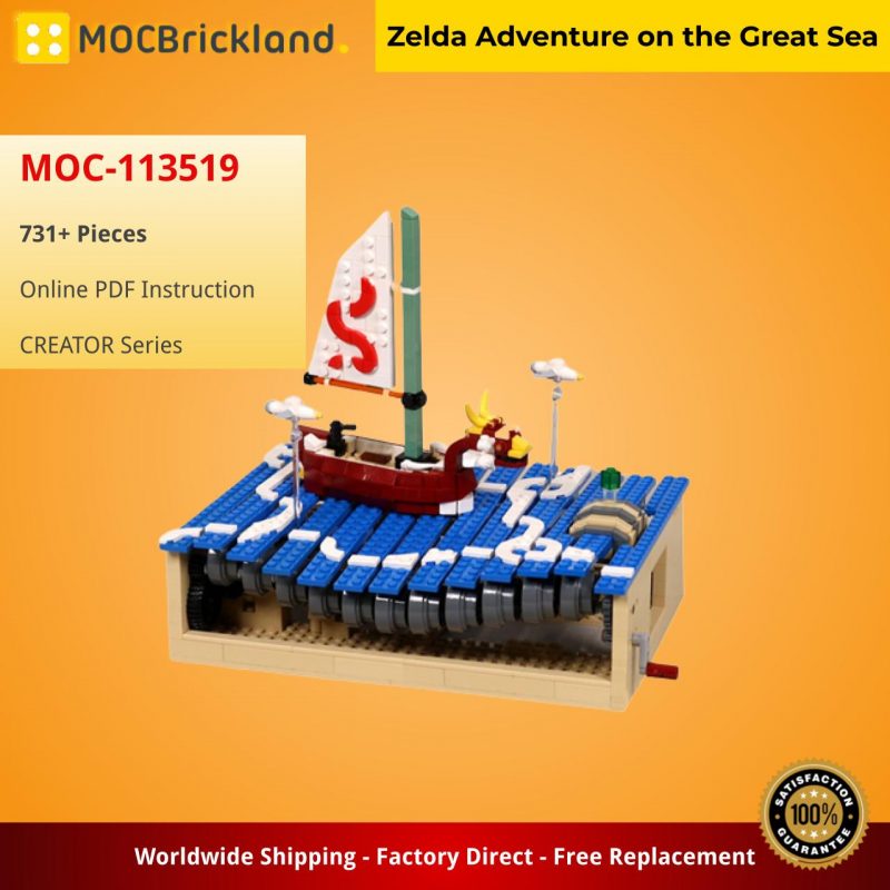 MOCBRICKLAND MOC-113519 Zelda Adventure on the Great Sea