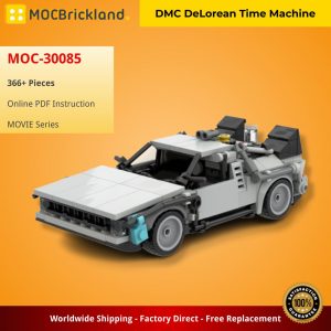 Mocbrickland Moc 30085 Dmc Delorean Time Machine (2)