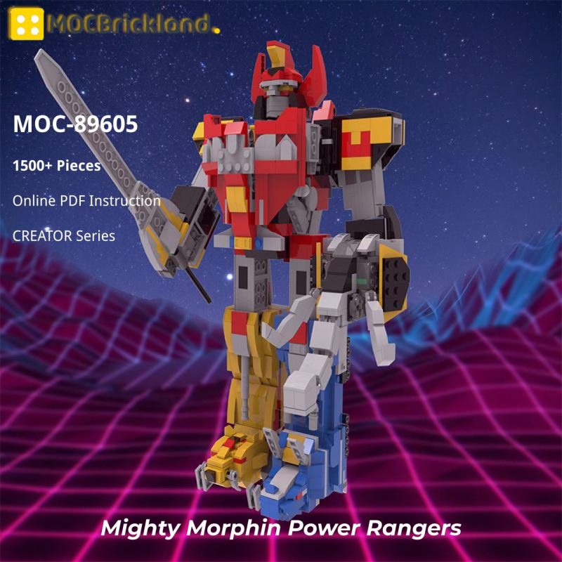 MOCBRICKLAND MOC-89605 Mighty Morphin Power Rangers