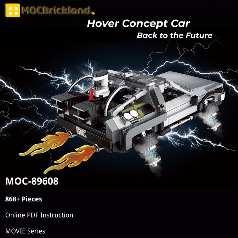 MOCBRICKLAND MOC-89608 Back to the Future - Hover Concept Car