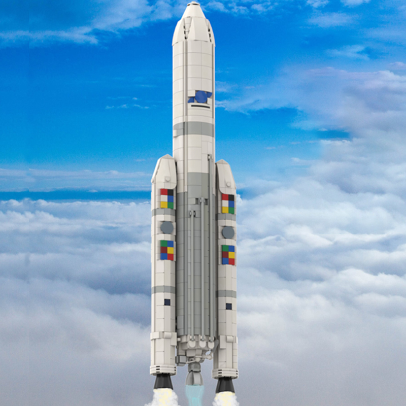 MOCBRICKLAND MOC-93722 1:110 Ariane 5 ECA