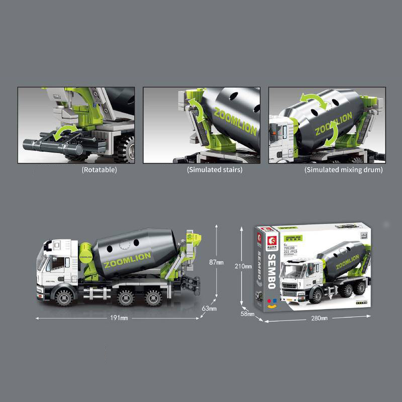 SEMBO 705100 ZOOMLION Concrete Mixer Truck