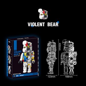 Wooden Block 5002 Violent Bear (3)