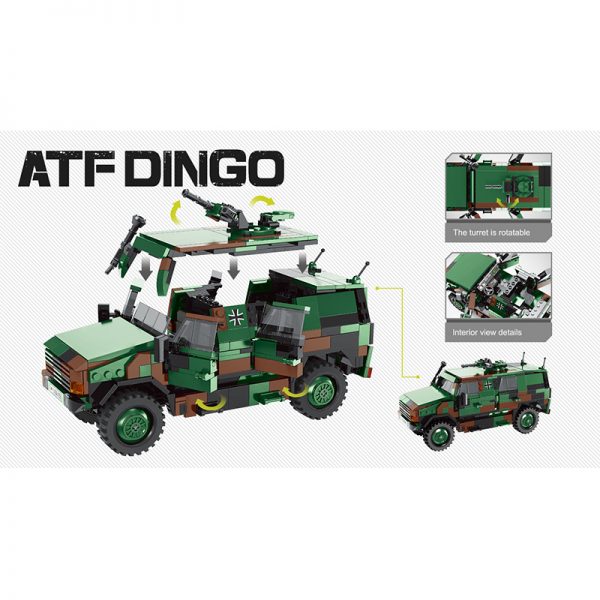 Xingbao 06055 130 Atf Dingo Car (4)