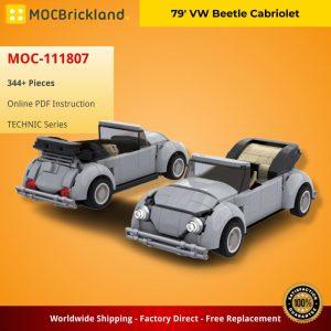 Mocbrickland Moc 111807 79' Vw Beetle Cabriolet