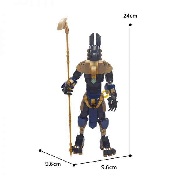 Mocbrickland Moc 112777 Anubis Lord Of The Underworld (7)