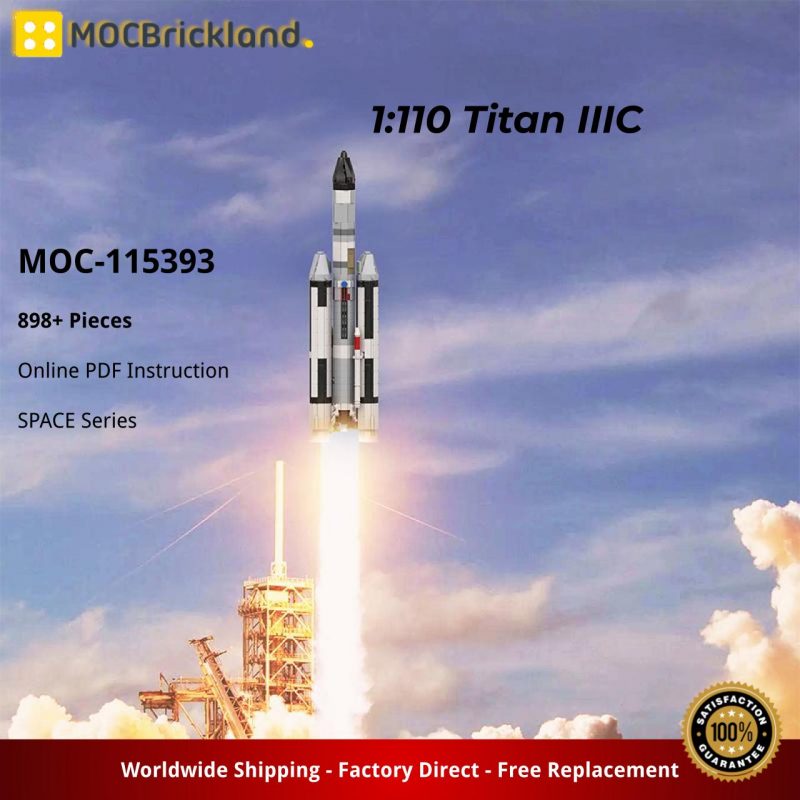 MOCBRICKLAND MOC-115393 1:110 Titan IIIC
