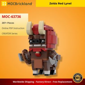 Mocbrickland Moc 63736 Zelda Red Lynel (1)