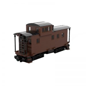 Mocbrickland Moc 81647 C 40 3 Cupula Caboose Southern Pacific Edition (2)