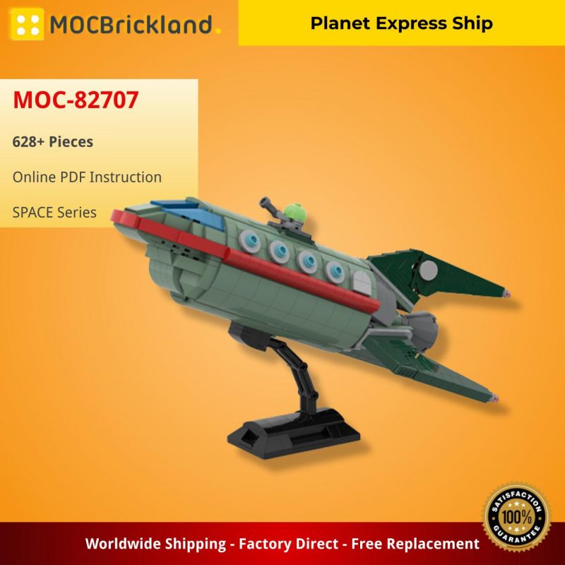 MOCBRICKLAND MOC-82707 Planet Express Ship