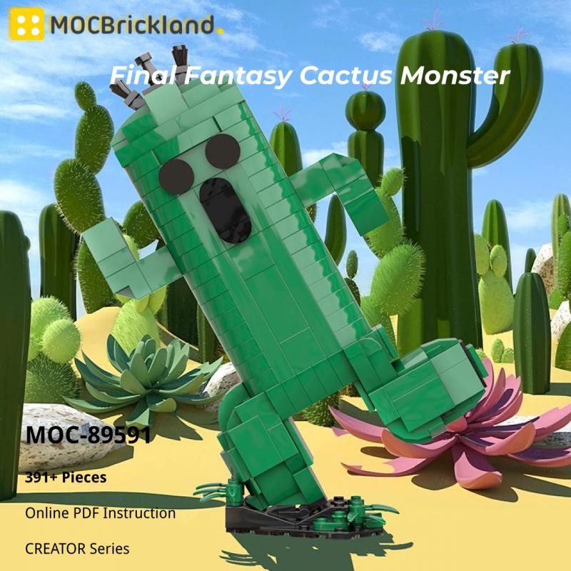 MOCBRICKLAND MOC-89591 Final Fantasy Cactus Monster