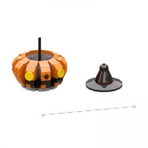 Mocbrickland Moc 89592 Halloween Pumpkin Head (5)