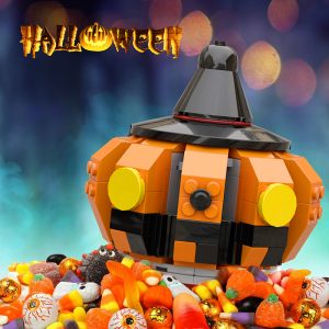 Mocbrickland Moc 89592 Halloween Pumpkin Head (8)